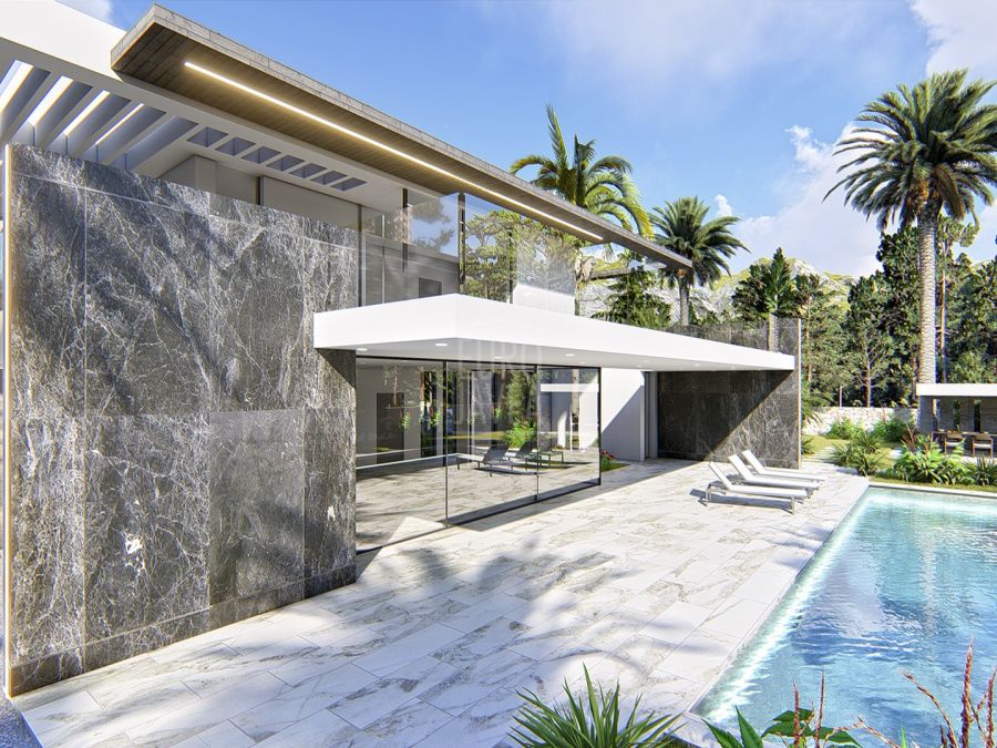 Project to build a villa in the area of Cansalades in Jávea