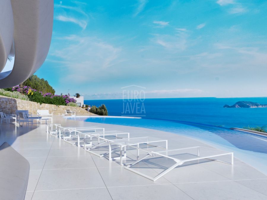 Nuevo proyecto de villa en Jávea, en la prestigiosa urbanizacion de La Corona con espectaculares vistas al mar