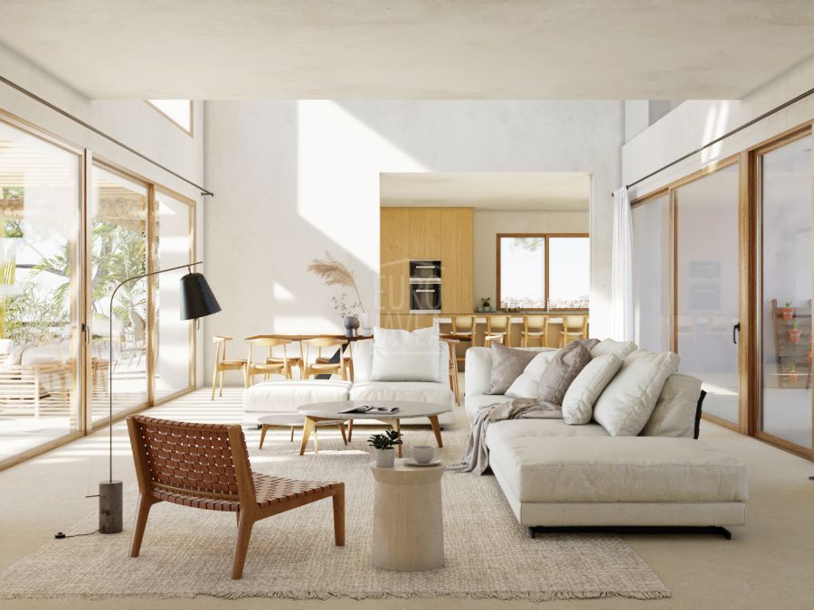 Proyecto de villa unifamiliar en la zona de Puchol de Jávea, con vistas al Montgó y al mar
