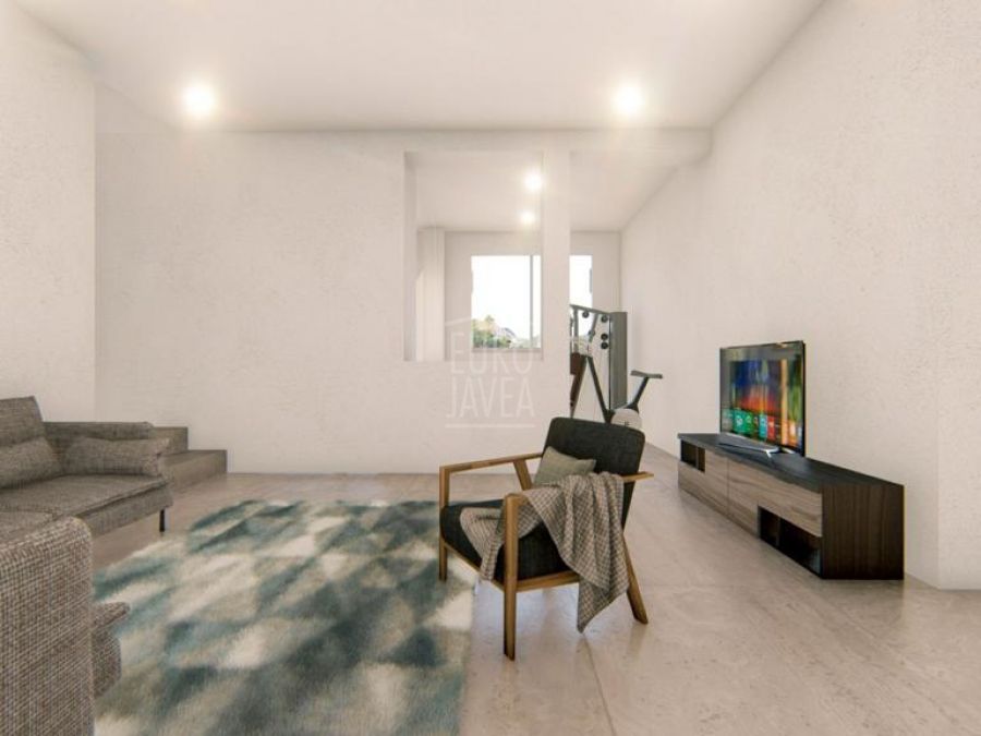 Villa actualmente en reforma de estilo mediterraneo en venta en Javea