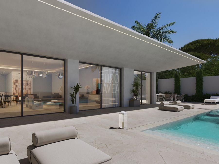 New front line villa project with stunning sea views in the area of Balcón al mar in Jávea
