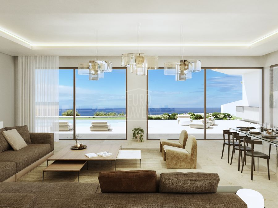 Nouveau projet de villa en première ligne avec une vue imprenable sur la mer dans la région de Balcón al mar à Jávea