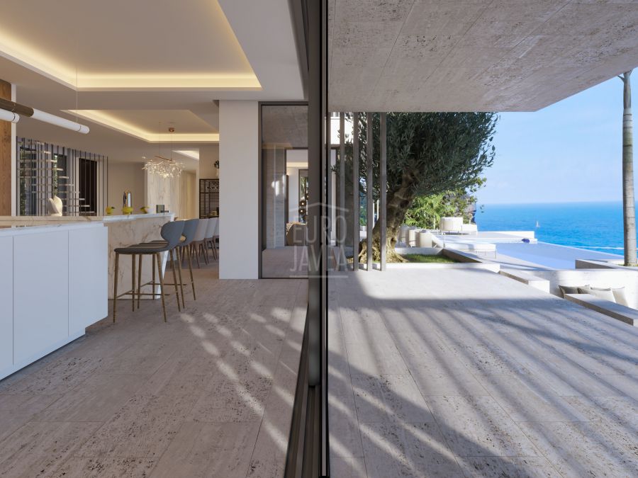 Villa de lujo en construcción en primera linea en el Cabo de la Nao en Jávea con espectaculares vistas al mar " VILLA JUPITER"