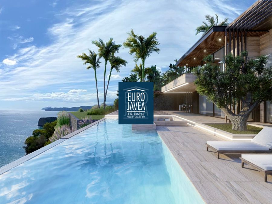Luxury villa under construction for sale frontline in Cabo la Nao, Jávea with stunning sea views 