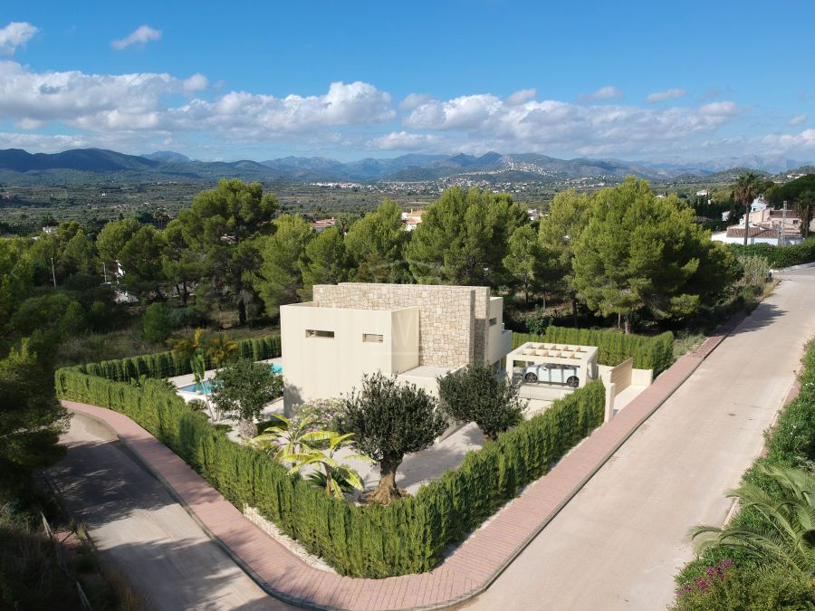 Casa Garroferal 12 - Projet de villa unifamiliale de luxe dans la région de Montgó avec permis de construire accordé