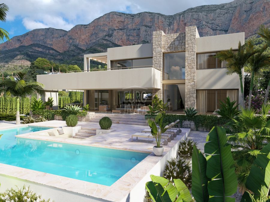 Casa Garroferal 12 - Single-family luxury villa project in the Montgó area with building permit granted