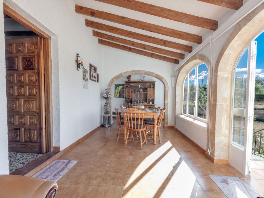 Mediterranean style villa for sale in Jávea in the Mongó area, panoramic views