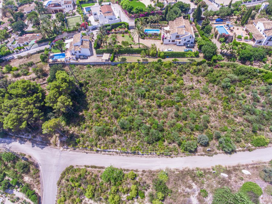 Several plots for sale in the area of Montgó Castellans in Jávea, close to all services