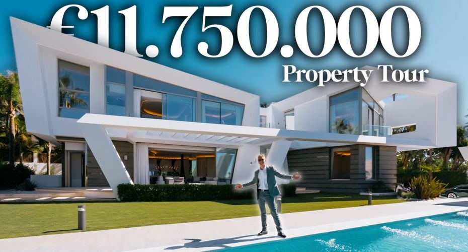 Inuti €11.750.000 modernaste Mega Mansion i Los Monteros Marbella