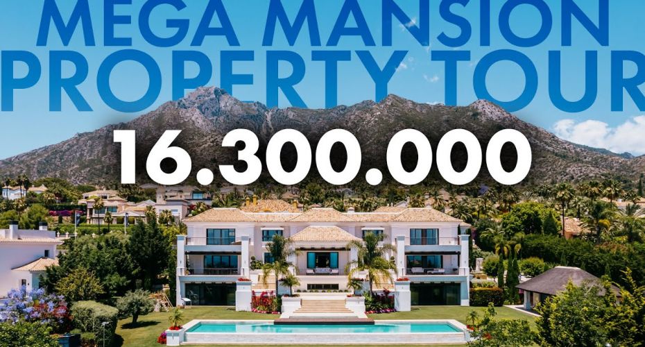 Touring €17.950.000 Unique Mega Mansion in the Beverly Hills of Marbella, Sierra Blanca | Drumelia