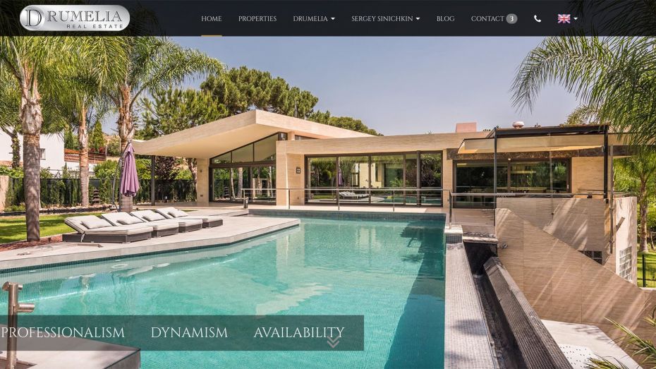 Drumelia real estate presents its new website