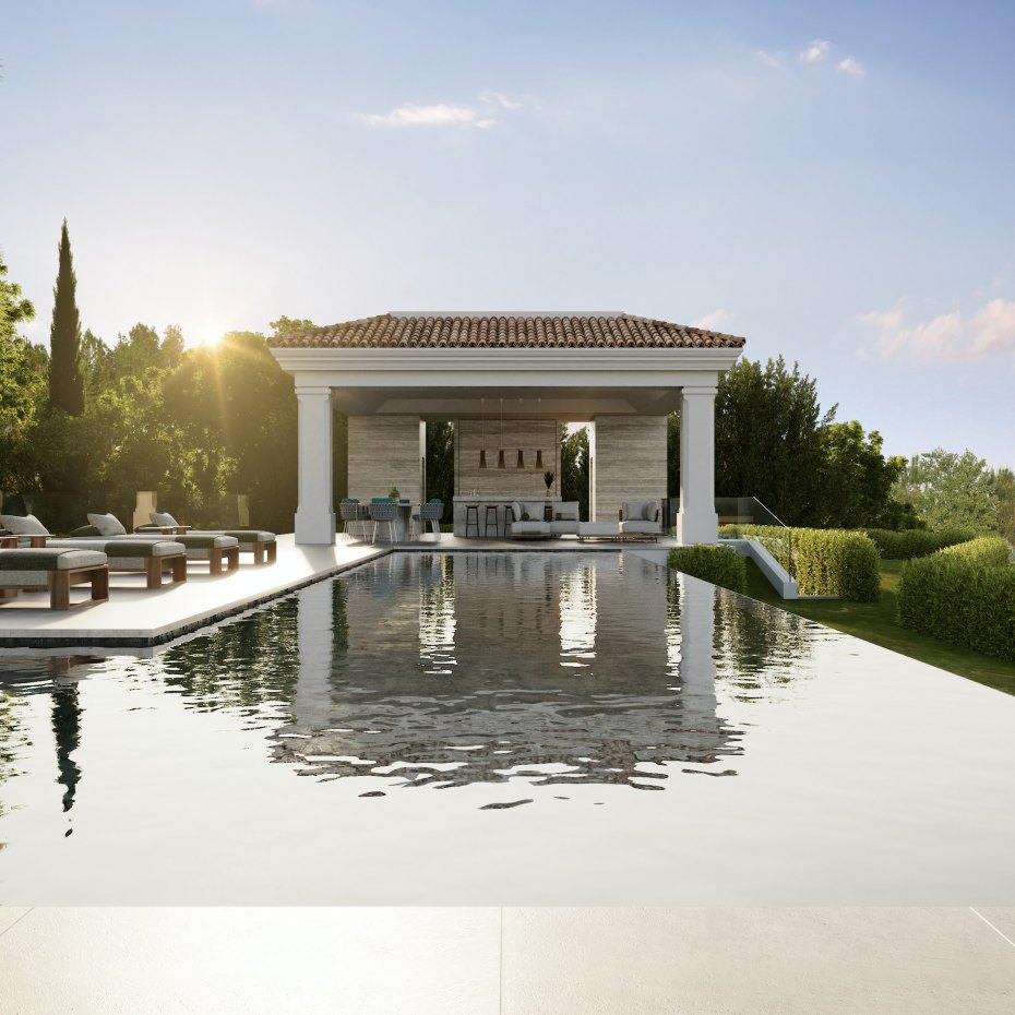 Villa HG Pool area