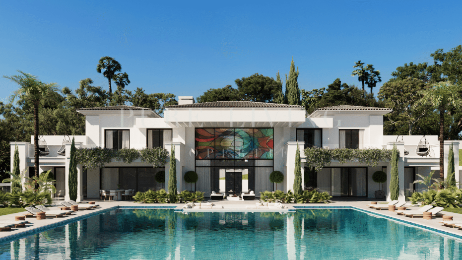 Prachtige moderne villa in Los Flamingos Golf, Benahavis