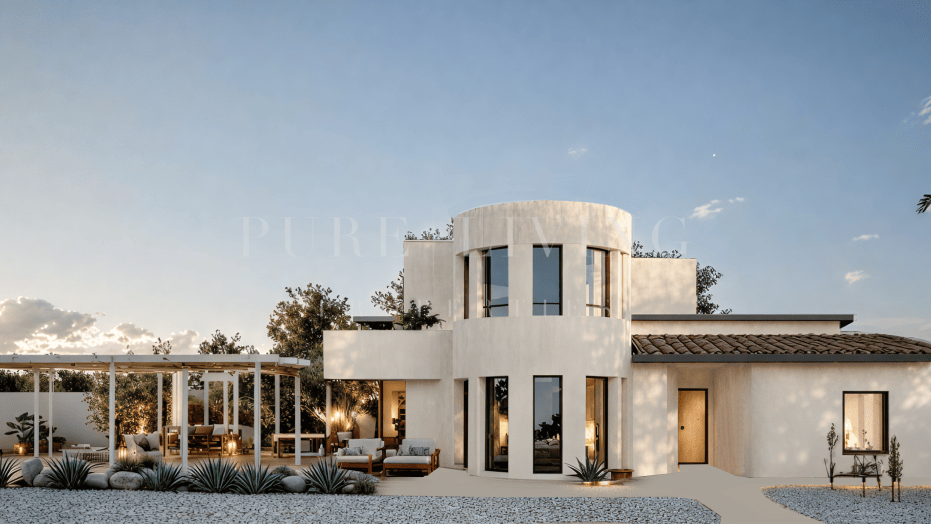 Newly renovated resort-style luxury villa with private pool in Marbesa, Marbella East