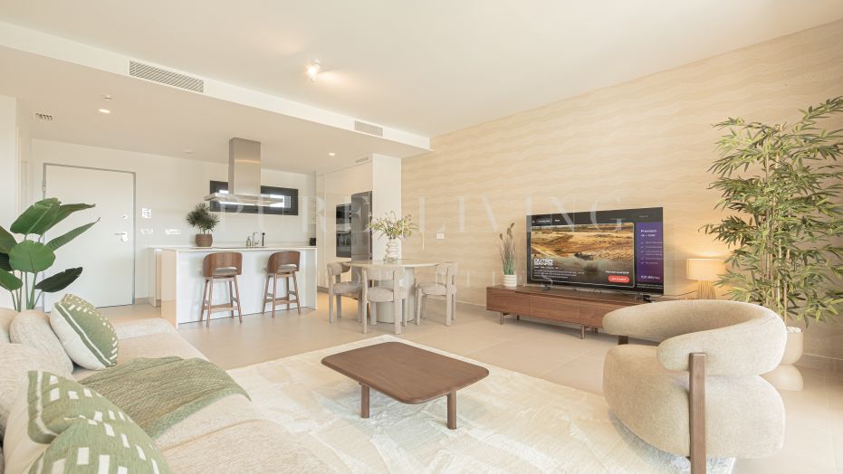 Luxe appartement met 2 slaapkamers op de begane grond, privézwembad en resortfaciliteiten in Altos de Los Monteros