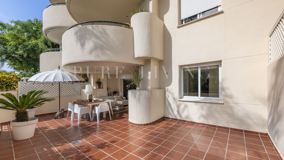 Appartement begane grond voor lange termijn huur in Marbella Golden Mile, Marbella - Alle gebieden