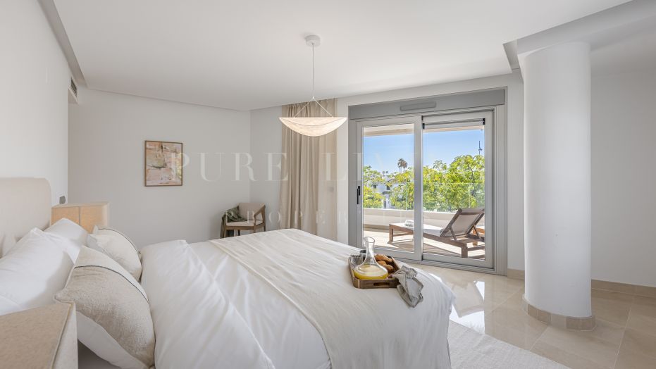 Contemporary Mediterranean Living Steps from the Beach in Nueva Alcántara