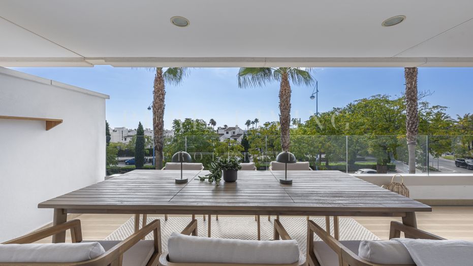 Contemporary Mediterranean Living Steps from the Beach in Nueva Alcántara