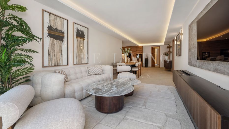 Newly renovated ground floor apartment in Nueva Andalucia