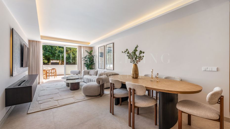 Newly renovated ground floor apartment in Nueva Andalucia