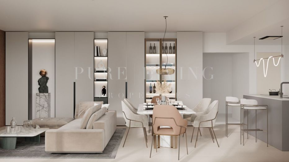 Superbe appartement avec vue imprenable sur la mer à Altos de Los Monteros