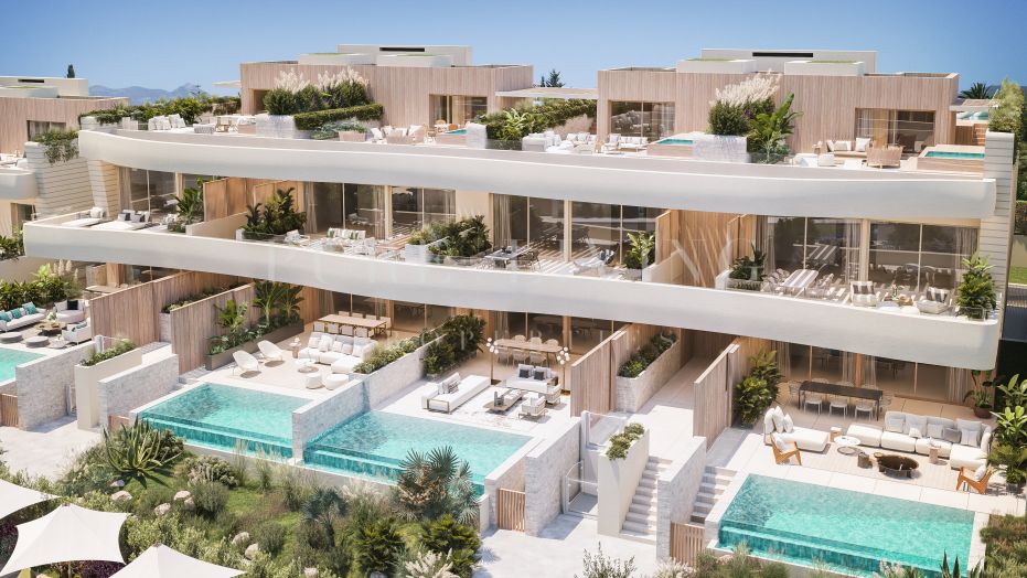 Impresionante apartamento de 3 dormitorios en planta baja con vistas al mar