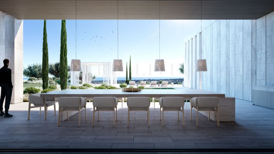 Stunning luxury project with panoramic views in La Reserva in Sotogrande