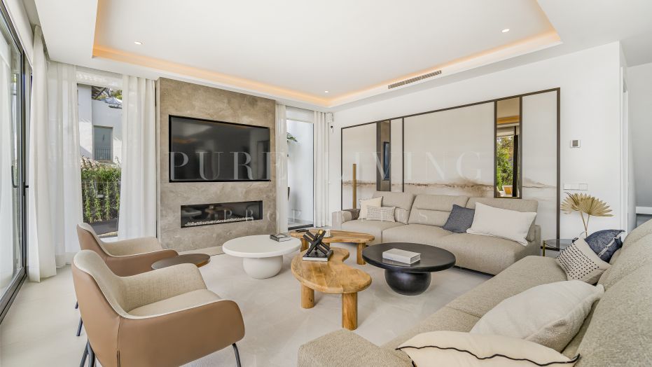 Nouvelle villa de luxe contemporaine sur la Golden Mile de Marbella – Vues panoramiques, piscine privée et exclusivité.