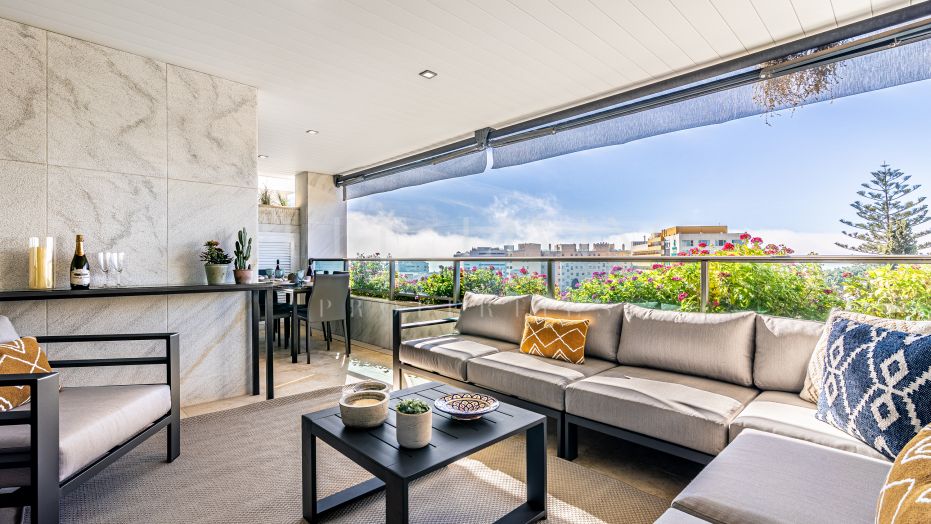 Luxueus appartement met drie slaapkamers en prachtig uitzicht in Jardines del Principe aan de Marbella Golden Mile