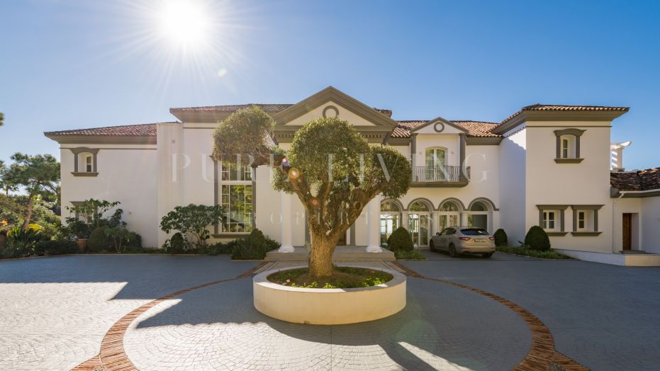 Indrukwekkende villa op het zuiden, geïnspireerd door Italiaans design te koop in La Zagaleta