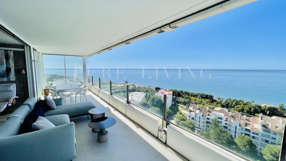 Prachtig appartement met prachtig panoramisch uitzicht in Torre Real in Marbella Oost