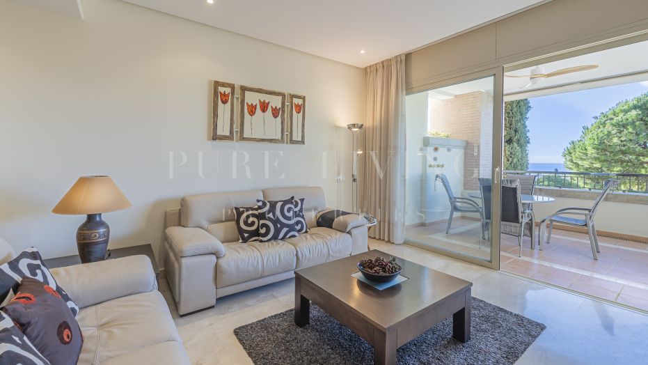 Elegant two bedroom apartment with stunning sea views in a gated community