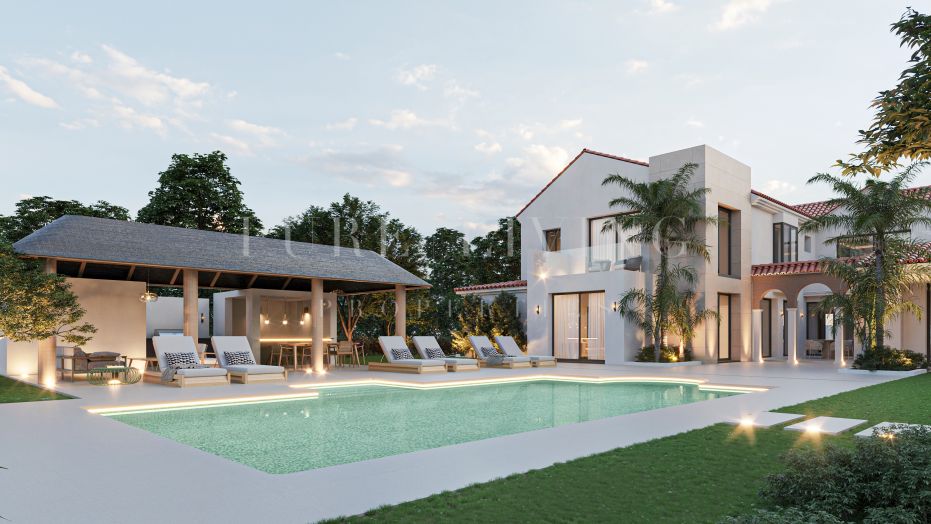 Gorgeous brand new villa with golf views located in the privileged area, Las Brisas in Nueva Andalucia
