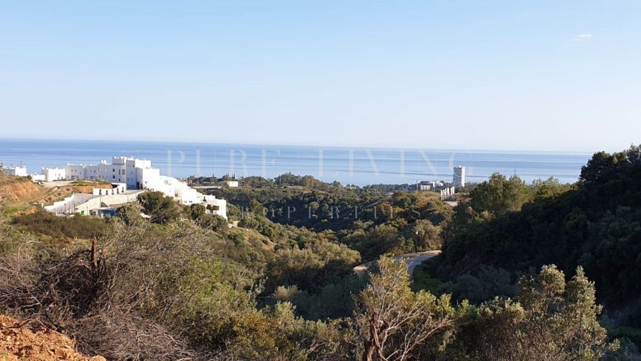 Terrain avec projet et vue panoramique sur la mer à vendre à Alto de los Monteros