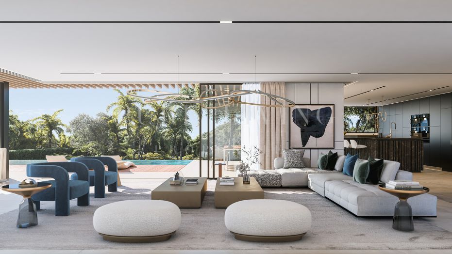 Exclusieve luxe villa met moderne architectuur en panoramisch uitzicht op zee en bergen - Camojan Collection.