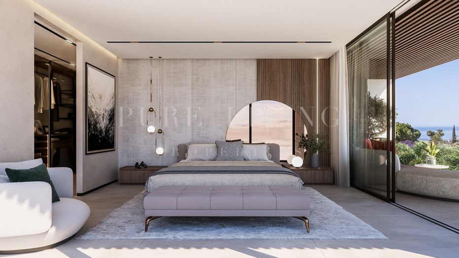 Nieuwgebouwde luxe villa te koop met jacuzzi op het dak en zeezicht – Camojan Collection.