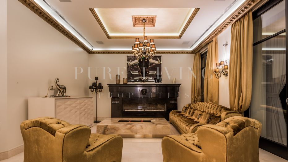 Luxury seven bedroom villa with spectacular views in Hacienda Las Chapas, Marbella East.