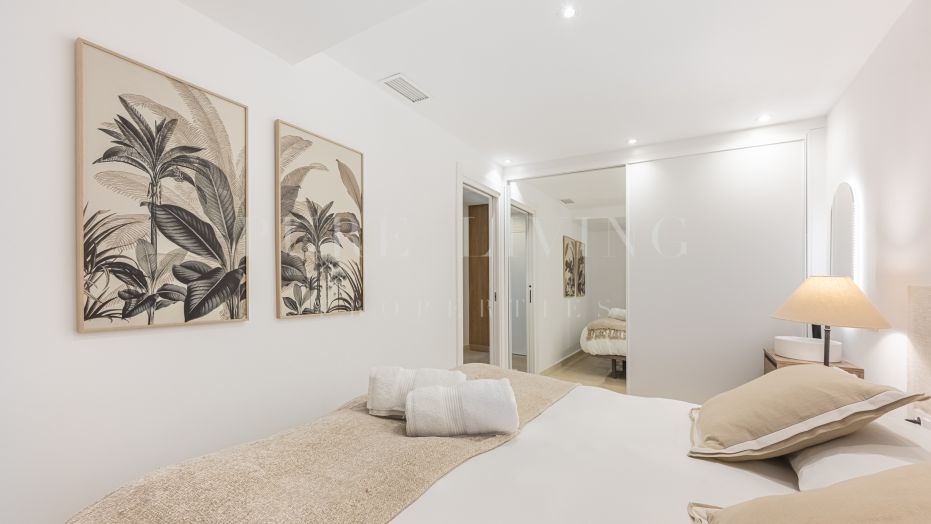 Appartement met Drie Slaapkamers aan het Strand op de Golden Mile van Marbella