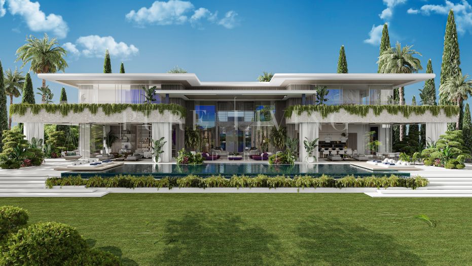 Exceptional plot with building licence, project and sea views in Hacienda Las Chapas