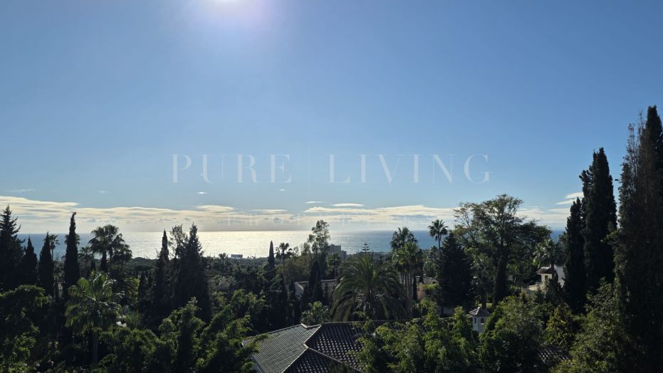 Eigentijdse luxe villa met 6 slaapkamers en zeezicht in Hacienda Las Chapas, Marbella Oost