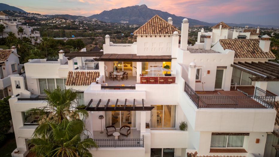 Luxury Benahavís Duplex Penthouse with Panoramic Sea, Golf & Mountain Views