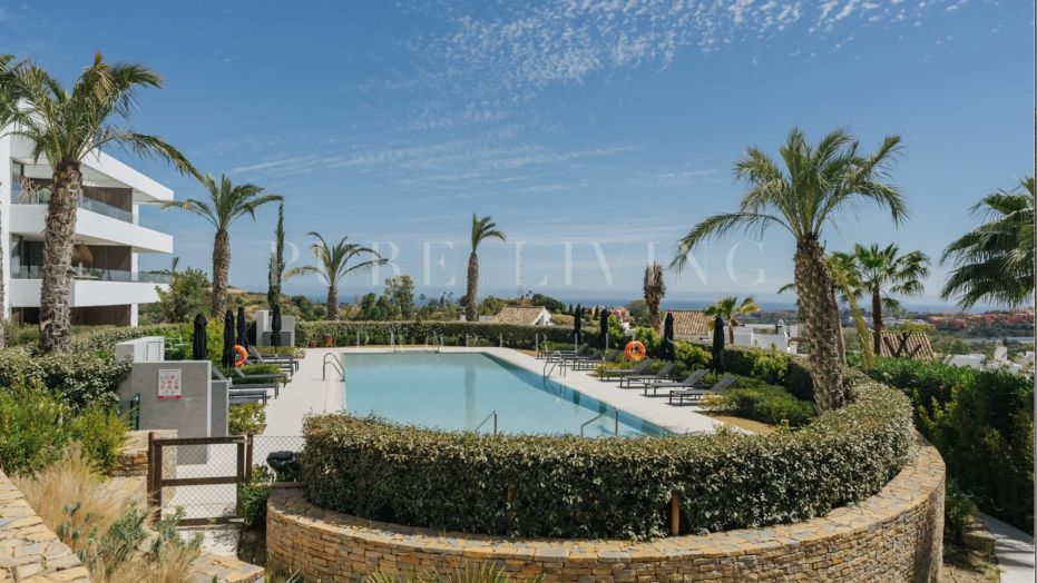 Appartement de luxe au rez-de-chaussée avec vue imprenable sur la mer situé à Los Arqueros, Benahavís
