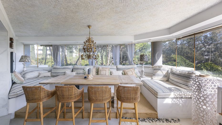 Appartement met 3 slaapkamers te huur in Golden Mile Marbella