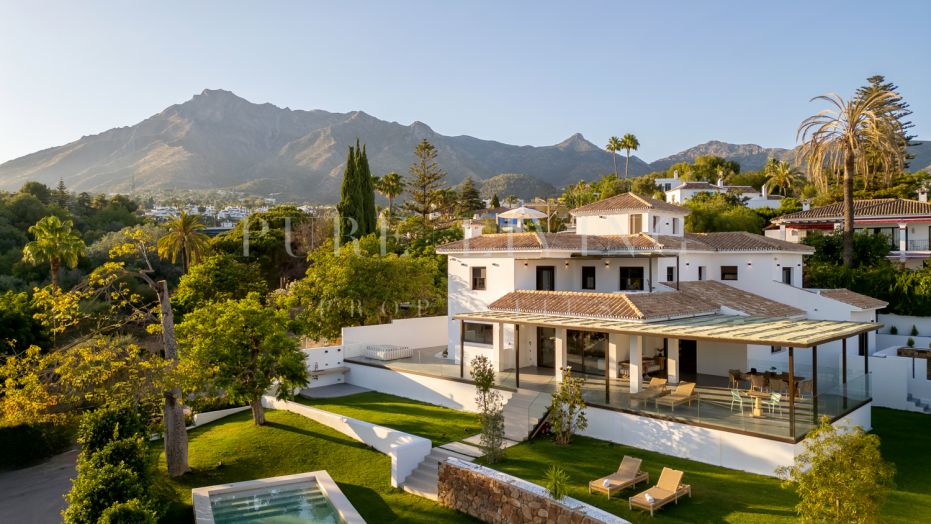 Luxe villa aan het strand op de Golden Mile