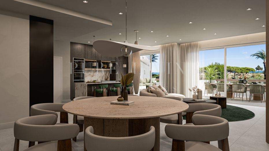 Modern Wonen met Uitzicht op Zee in Palm Beach, Marbella Oost