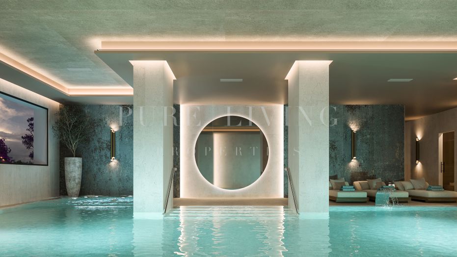 Lujoso ático de 3 dormitorios con una amplia terraza y vistas impresionantes, ubicado en La Resina Golf, Estepona.