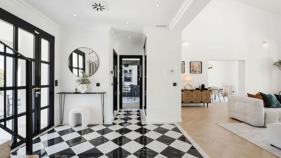 Villa rénovée de style scandinave à Monte Biarritz.