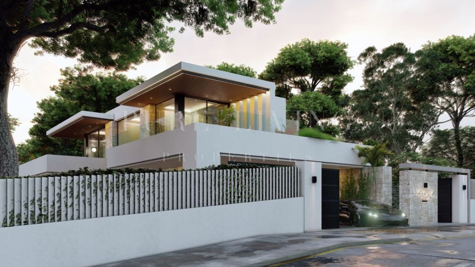 Opportunité exclusive : Terrain de golf en première ligne avec projet de villas de luxe à Artola Alta, Marbella Est