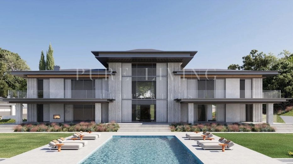 Stunning 6-bedroom villa with panoramic golf views located in the prestigious, Marbella Club Golf Resort