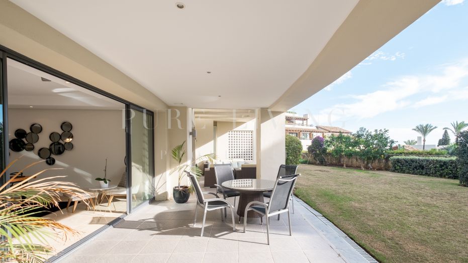 Prachtig gelijkvloers appartement met één slaapkamer, gelegen op een toplocatie in Sierra Blanca